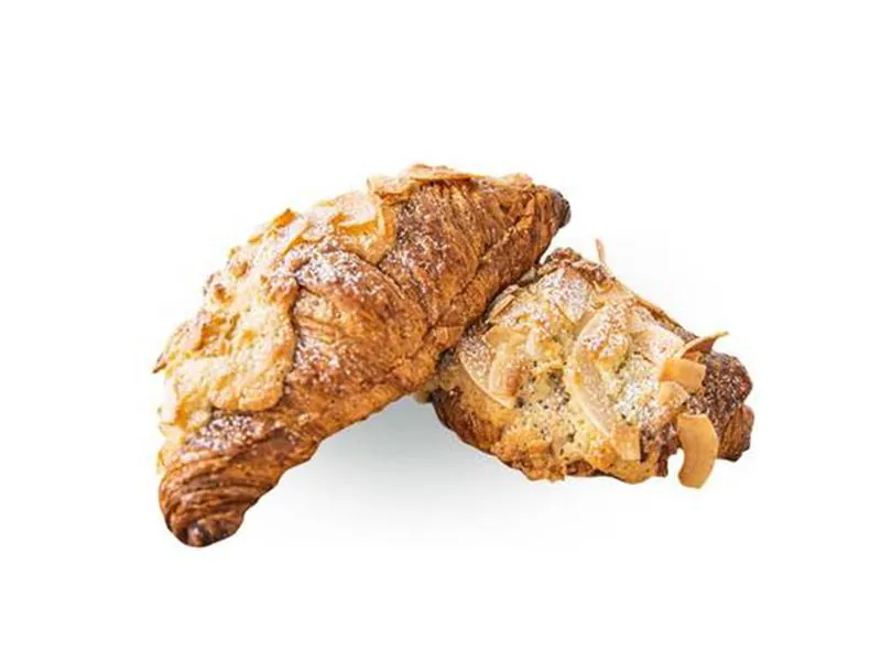 Coconut-almond filled flaky croissant at ZERO& Newbury Street, a Bubble Tea Shop in Boston