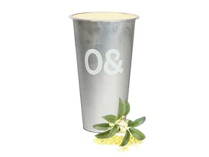 Warm osmanthus oolong tea at ZERO& Newbury Street, a Bubble Tea Shop in Boston