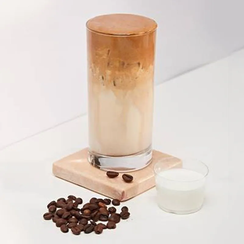 Creamy yuenyeung latte at ZERO& Newbury Street, a Bubble Tea Shop in Boston